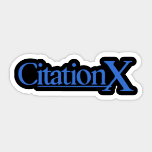 Citation X Sticker